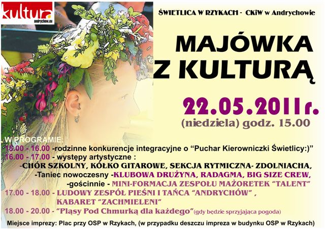 Majówka z Kulturą w Rzykach. 22.05.2011